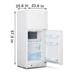 6.1 cu.ft top freezer refrigerator