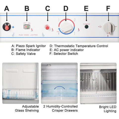 SMAD off-grid refrigerator control panel