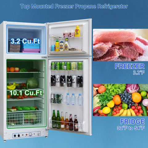 SMAD Small Top Mounted freezer with 3.2℉-54℉ range