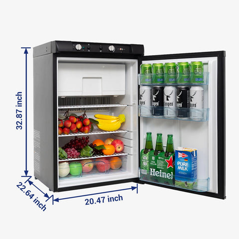 SMAD 100L ac ec fridge Best stainless steel refrigerator