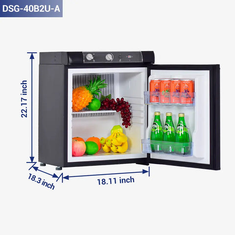 SMAD mini gas absorption fridge dimension