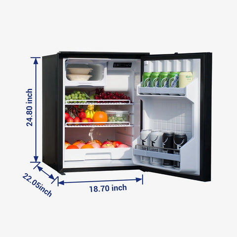 SMAD motorhome fridge with top freezer dimension